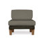Catalina Outdoor Teak Lounge Chair-502431832-502431828
