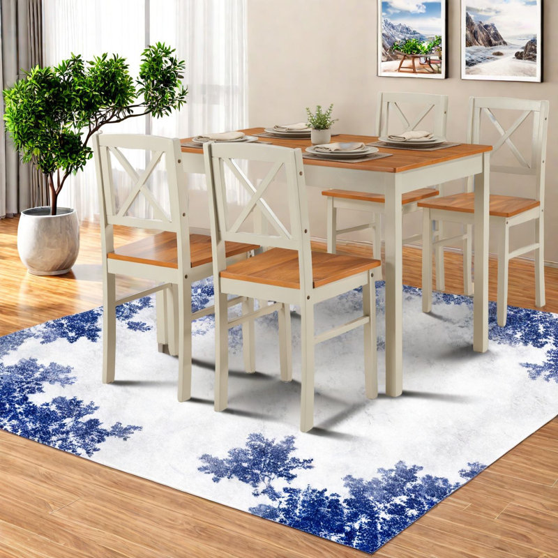 Ensembles de table de salle à manger en bois massif peu encombrants pour petits espaces