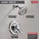 Lahara 17 Series Dual-Function Shower Faucet Set, Shower Handle Trim Kit