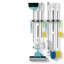 Organisateur de porte-balai mural et porte-vadrouille en acier inoxydable, paquet de 2, 3 supports et 4 crochets