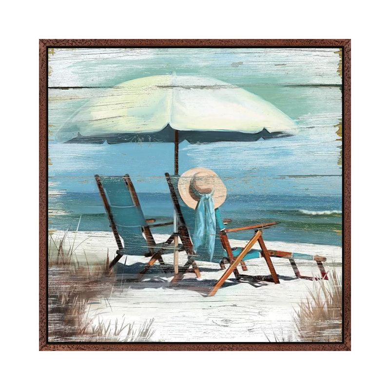 Perfect Spot by Carol Robinson - Print on Canvas, 66.04 cm H x 66.04 cm W, Classic Brown Wood Framed