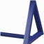 Bureau d'écriture 1 tiroir Twilight Blue avec base en forme de X-1164505028