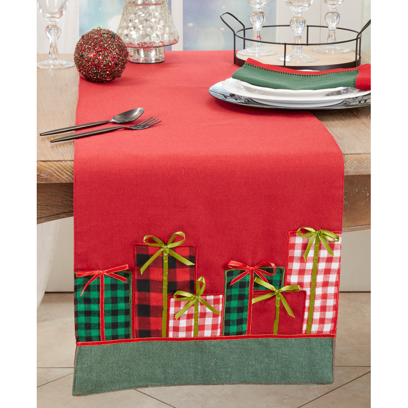 Whimsical Christmas Gifts Table Runner