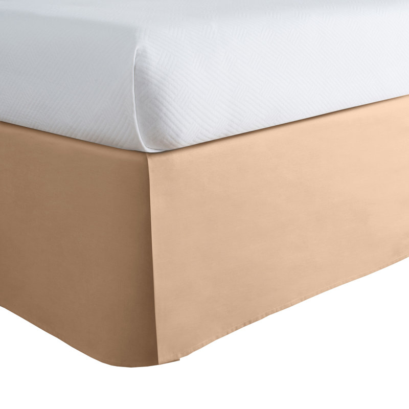 Today's Home Pleated Bed Skirt, Twin, Mocha