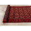 Tapis rouge en laine noué à la main de conception unique 3 pi 2 po x 6 pi 1 po Raife