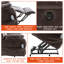 Fauteuil de massage inclinable électrique en similicuir