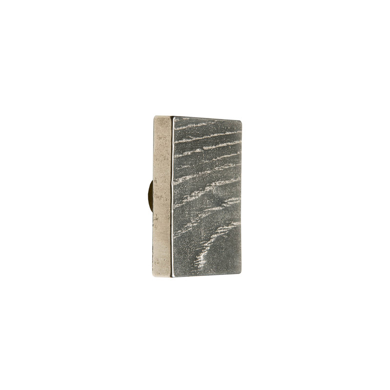 Edge Bronze Square Knob, Silicon Bronze Rust