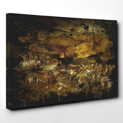The Triumph of Death by Pieter Bruegel the Elder - Wrapped Canvas