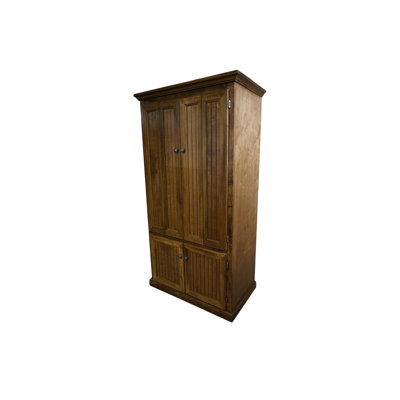 Neasa Solid Wood Base Armoire Desk