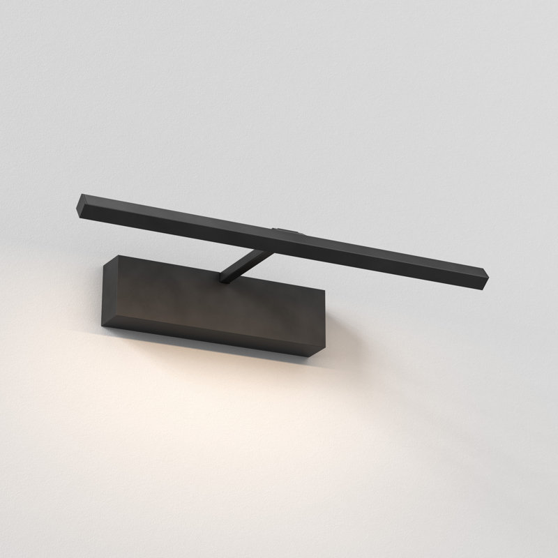 Mondrian LED Wall Mounted Picture Light, Matt Black, 2.36" H x 15.75" W x 7.4" D