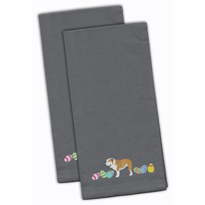 Cotton Embroidered Tea Towel Kitchen Towel