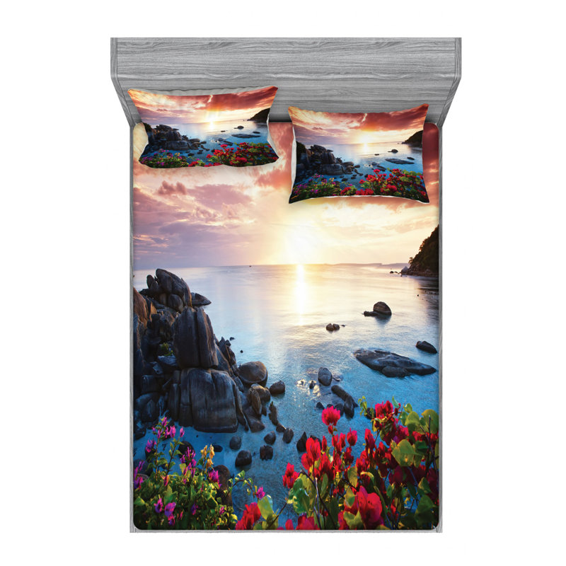 Microfiber Sheet Set, Full Sheet Set with Fitted Sheet