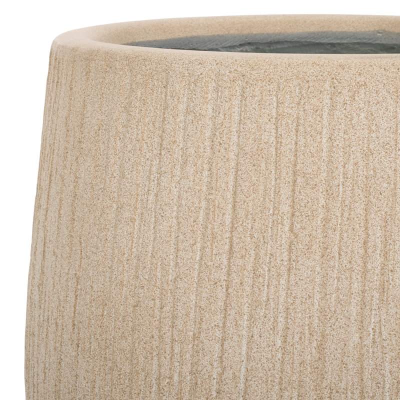 Pot de fleurs Psyllatos, Beige