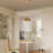 Deshawna 1 - Light Brushed Brass LED Single Pendant