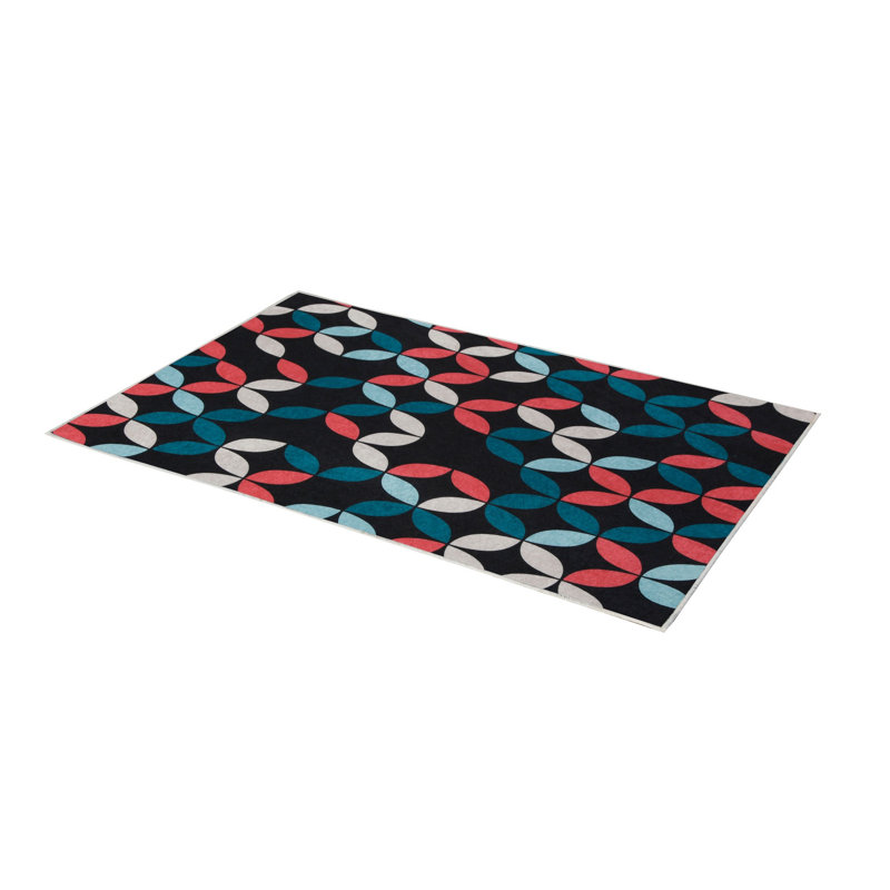 Premium Hall Carpet, 31.5 x 78.7 Inches | 100% Polyester, Antibacterial | 0.04 in Pile Height, Non-Slip Underside, Machine Washable | 3D Digital Printing | Ideal for Living Room & Entryway, Easy Maintenance