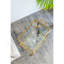 Chariot-bar 23,5 x 13,5 x 30 po, laiton antique