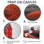 Rouge, rouge, automne, maison de campagne charmante I - art mural grange-2082069404-2082069405