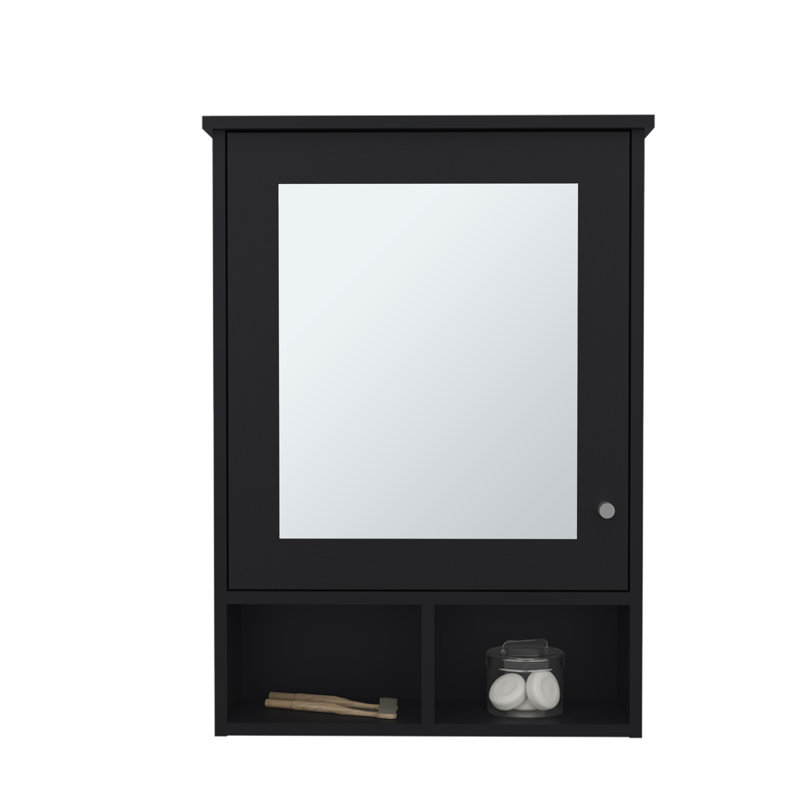 Medicine Cabinet Gibson, Bathroom, Matte Black
