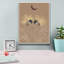 «Japanese Art Two Crowned Cranes And The Moon» par Sabrina Balbuena, art mural sur toile, 12 po x 16 po-465637649