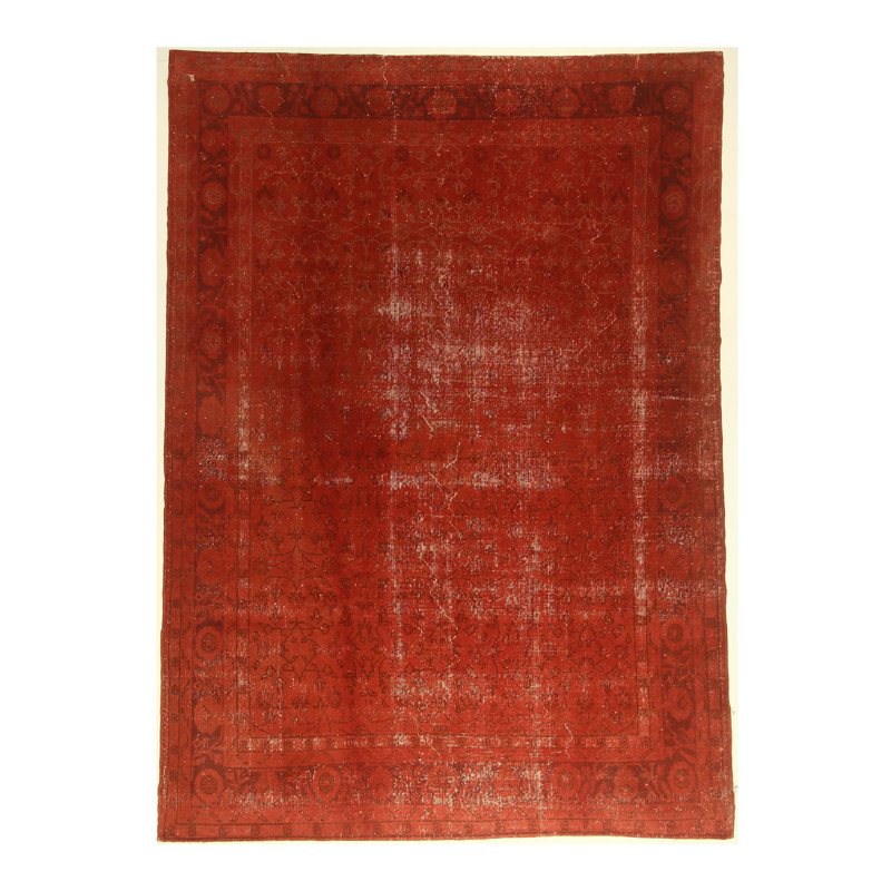 Handmade Cotton and Wool Area Rug