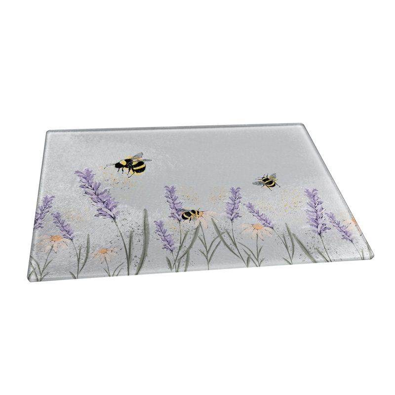 Bee And Lavender A4 Textured Chopping Boar