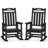Outdoor Rocking Chairs Weather-Resistant HDPE Rocking Adirondack Chairs-1596438319