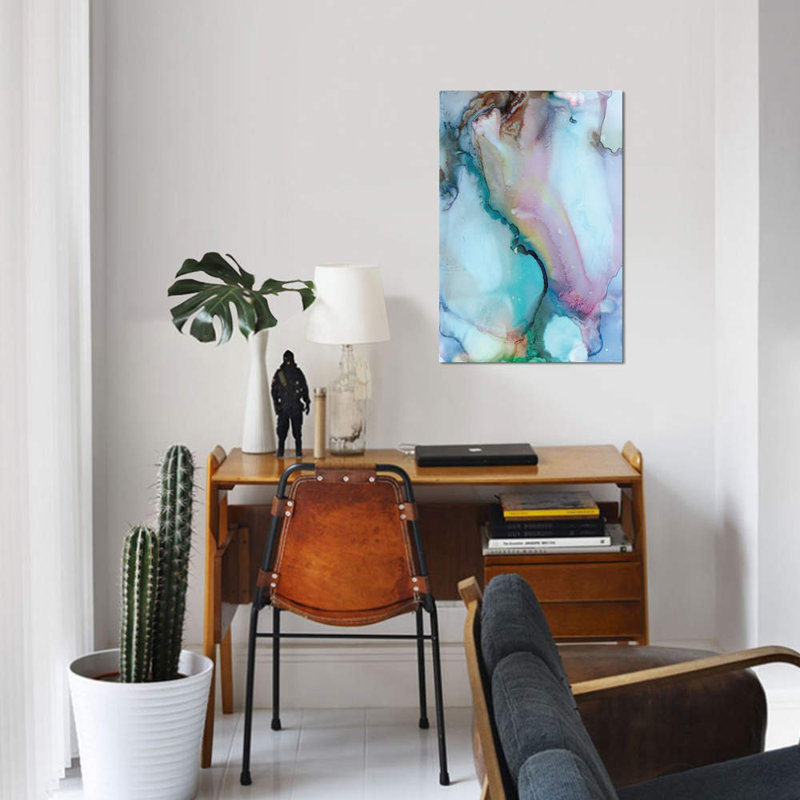 "into the galaxy ii" non disponible sur toile, H 18 po x l 12 po x P 1,5 po, Toile tendue, Pas de tapis