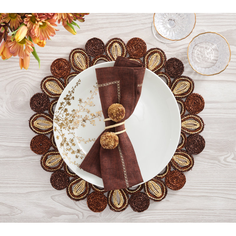 Marisol Placemat, Brown/Natural