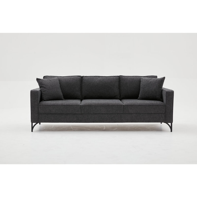 Sofa, Anthracite, Black