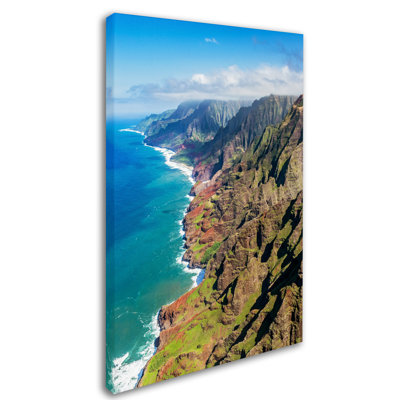 Fabrizzio "Napali Coast Kauai" par Pierre Leclerc, reproduction de photo sur toile tendue