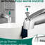 Wall Mount Shower With Stainless Steel Slide, Dual 7-setting Head, - Head Spa System Finish, Drill-