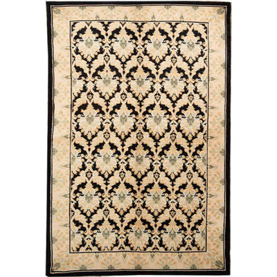 Hand-Knotted High-Quality Beige Area Rug