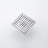 6 Inch Grid Shower Floor Drain