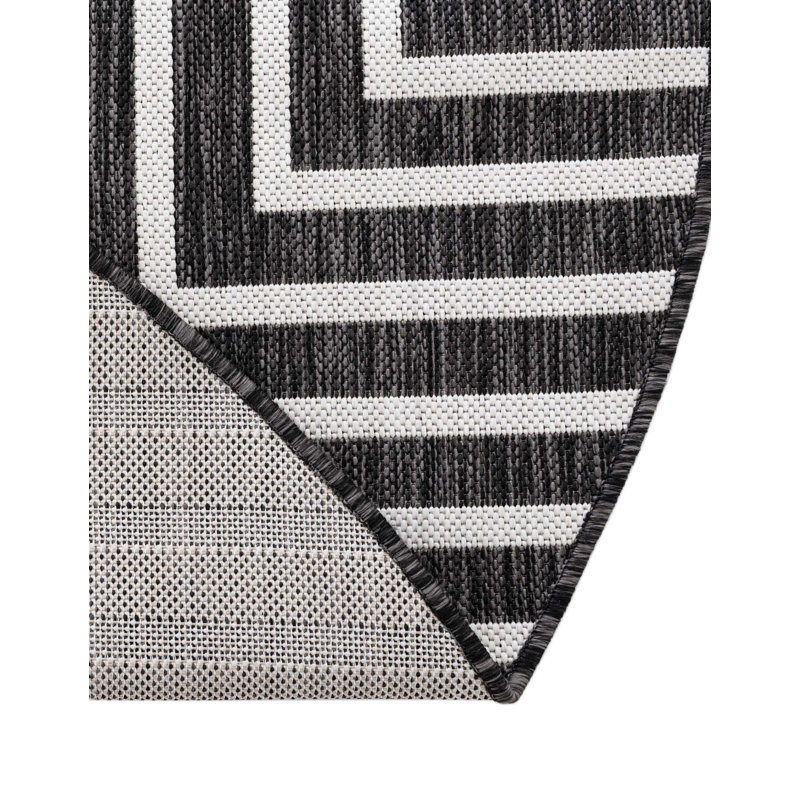 Tapis intérieur / extérieur d'extérieur moderne, Rond 10pi
