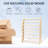 With S-shape Natural Wood Hemlock, Accessory, Reduces Back Stress In Hemlock , Bench For Infrared , Comfortable Posture Support, 300 Lbs Loading Capacity, No Assembly Needed