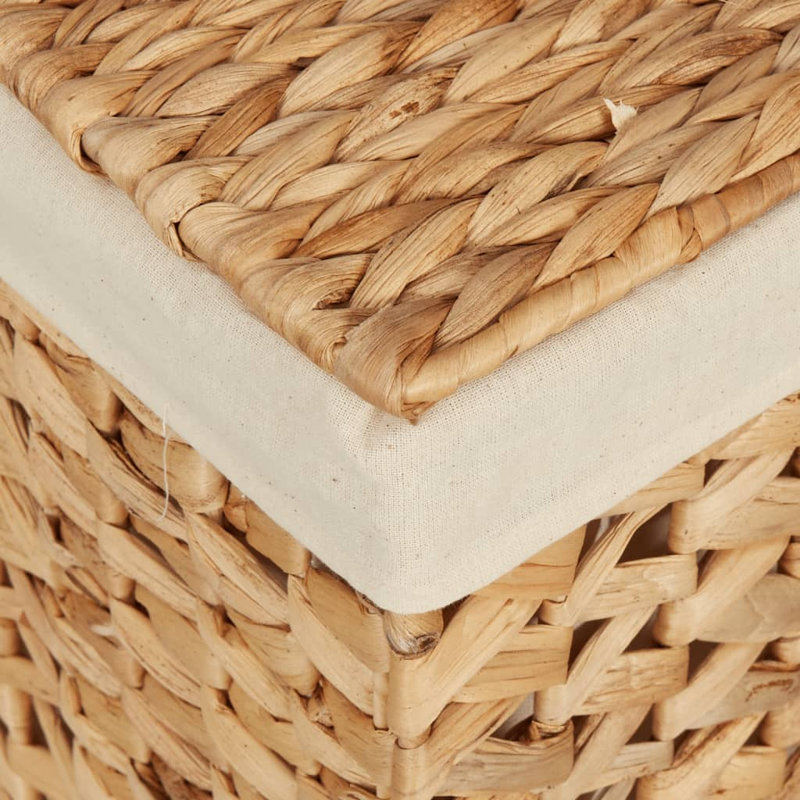 Amabelle Laundry Hamper and Waste Basket Set