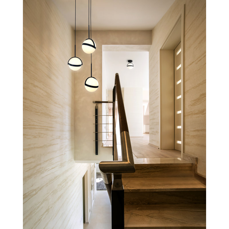 Globo 3 - Light LED Cluster Pendant, Matte Black