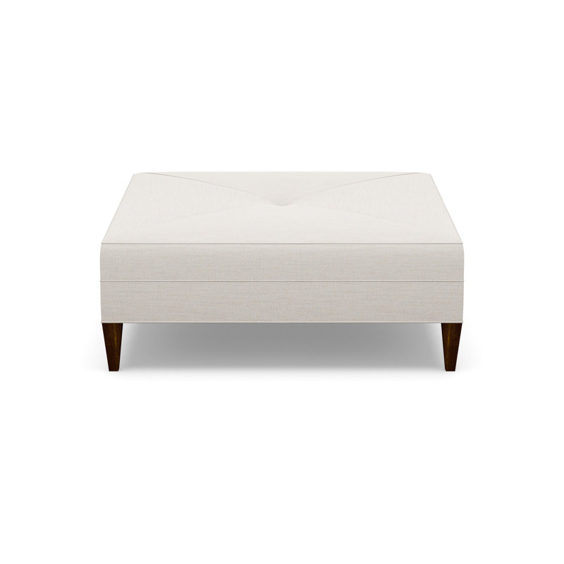 Square Ottoman, 3906-99, Walnut
