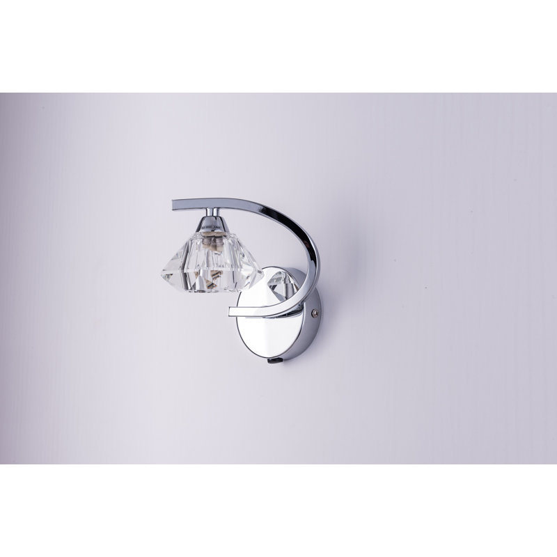 Johana Chrome Armed Sconce