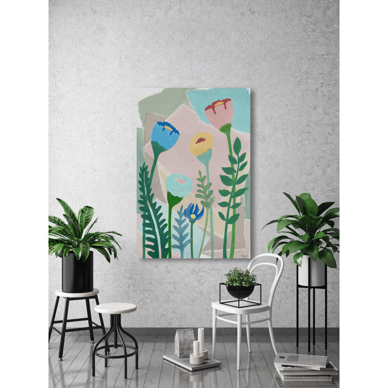 «Towering Flowers», reproduction sur toile, H 30 po x l 20 po x P 1,5 po