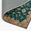 Tapis bleu intérieur et extérieur surteint