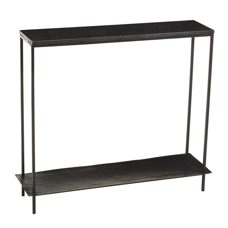 Aanik 90cm Stone Top Console Table