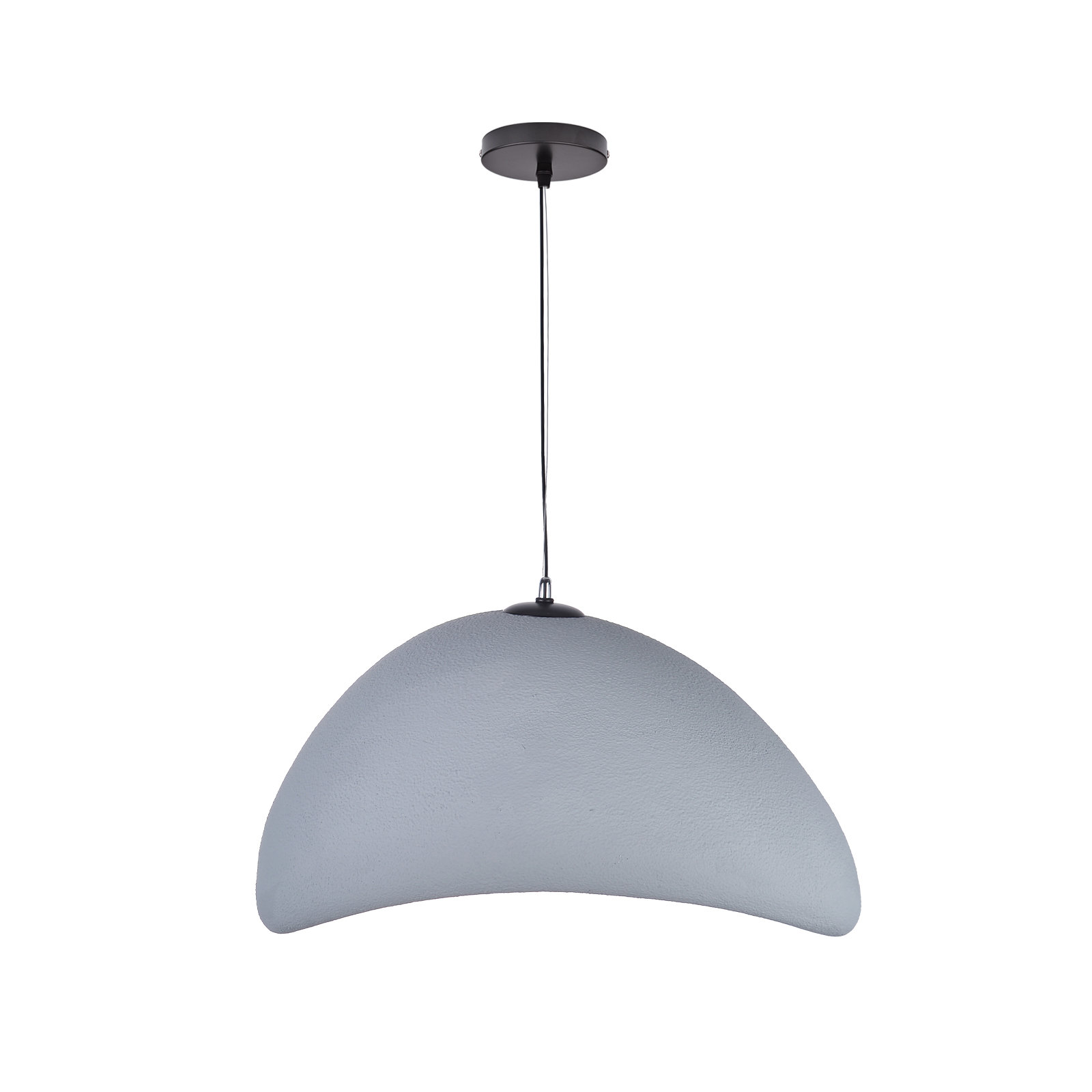 Danthony Single Light Polyester Dimmable Pendant, 12.99" H x 23.62" W x 23.62" D
