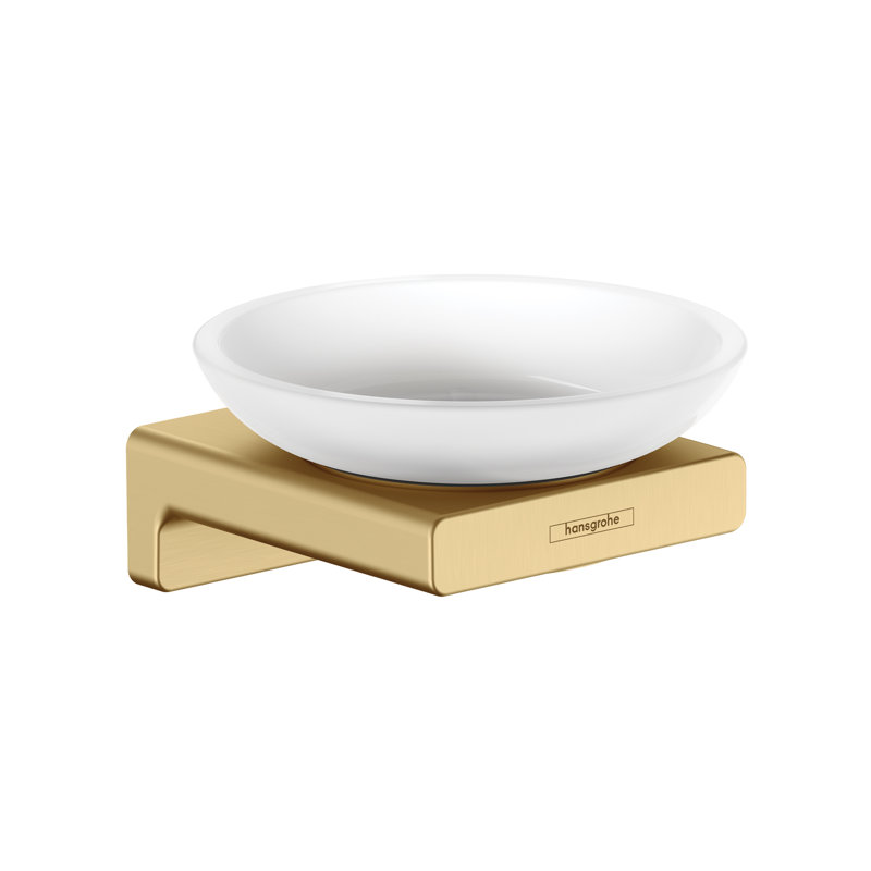 Porte-savon Hansgrohe AddStoris, Optique or brossé