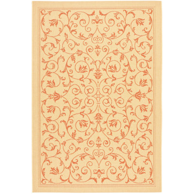 Tapis intérieur / extérieur ivoire Arneshia