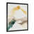Impression noire sur toile encadrée sélectionné
