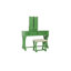 Ensemble de meuble-lavabo unique moderne avec tabouret et tiroirs à miroir pliables en panneau de fibres à densité moyenne de couleur vert pomme-94358185