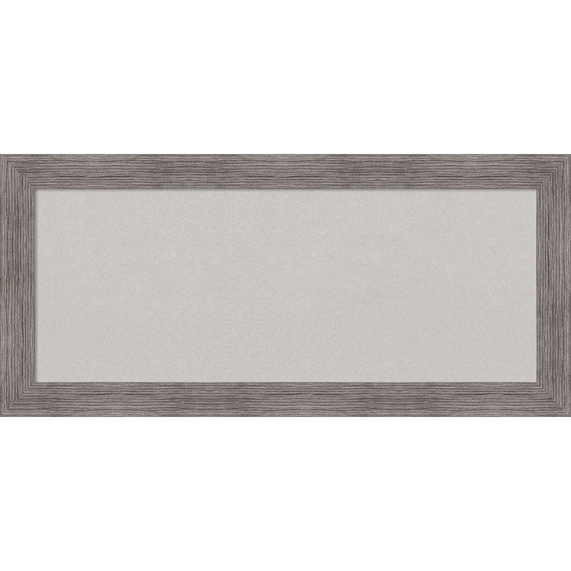 Petit tableau d'affichage mural en liège mural, Gris foncé, 15 po x 33 po