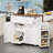 47.2" Farmhouse Kitchen Island with Drop Leaf-942342656