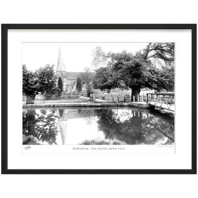 Horsham, The River Arun 1923 by Francis Frith - Single Picture Frame Print